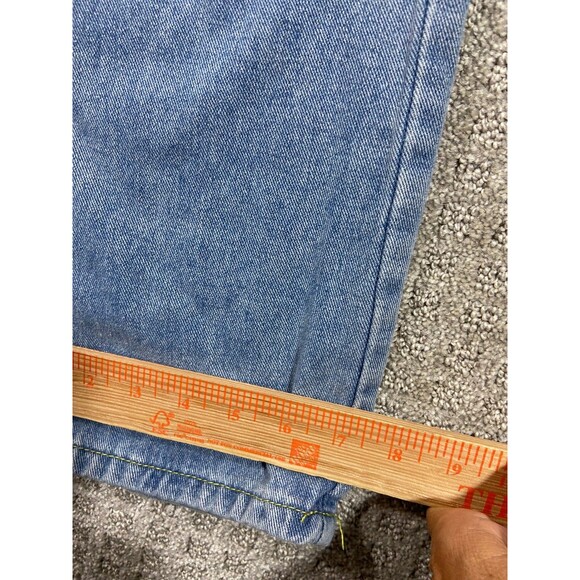 Unbranded Cargo Jeans Womens Small Blue Light Wash Straight Leg Mom - Picture 5 of 8